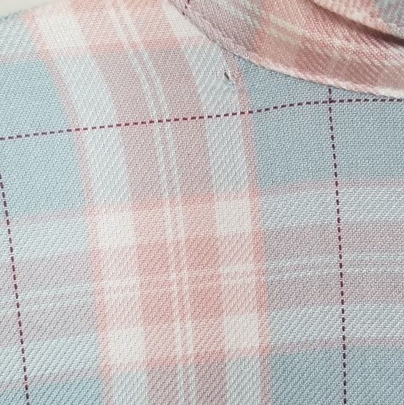 NWT Sanctuary TomBoy Plaid Long Sleeves Shirt M - Picture 6 of 8